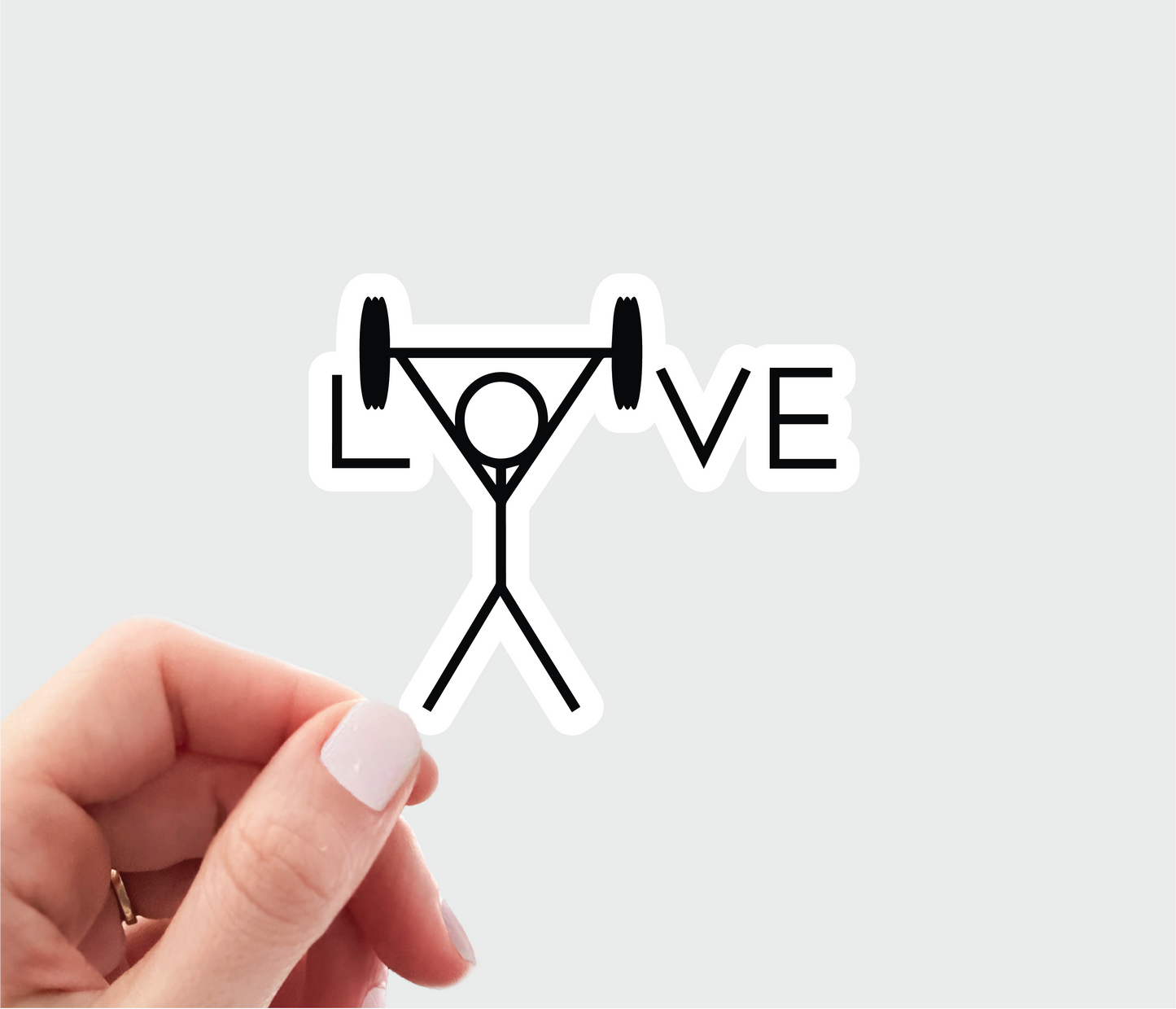 Weightlifting Sticker