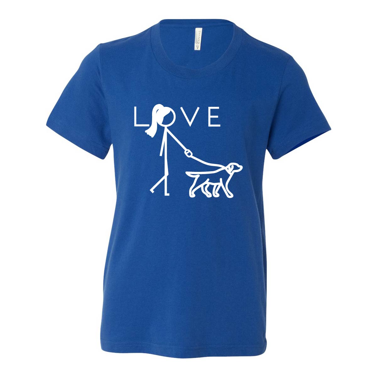 Dog Walking Youth T-shirt