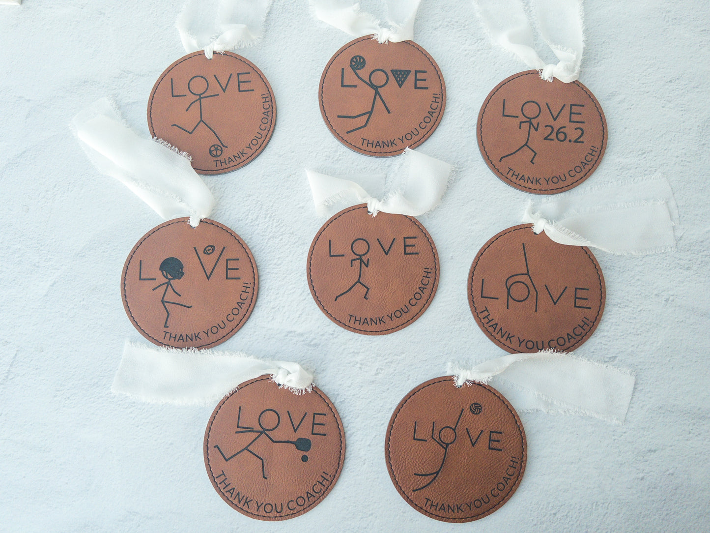 Leatherette Christmas Ornaments