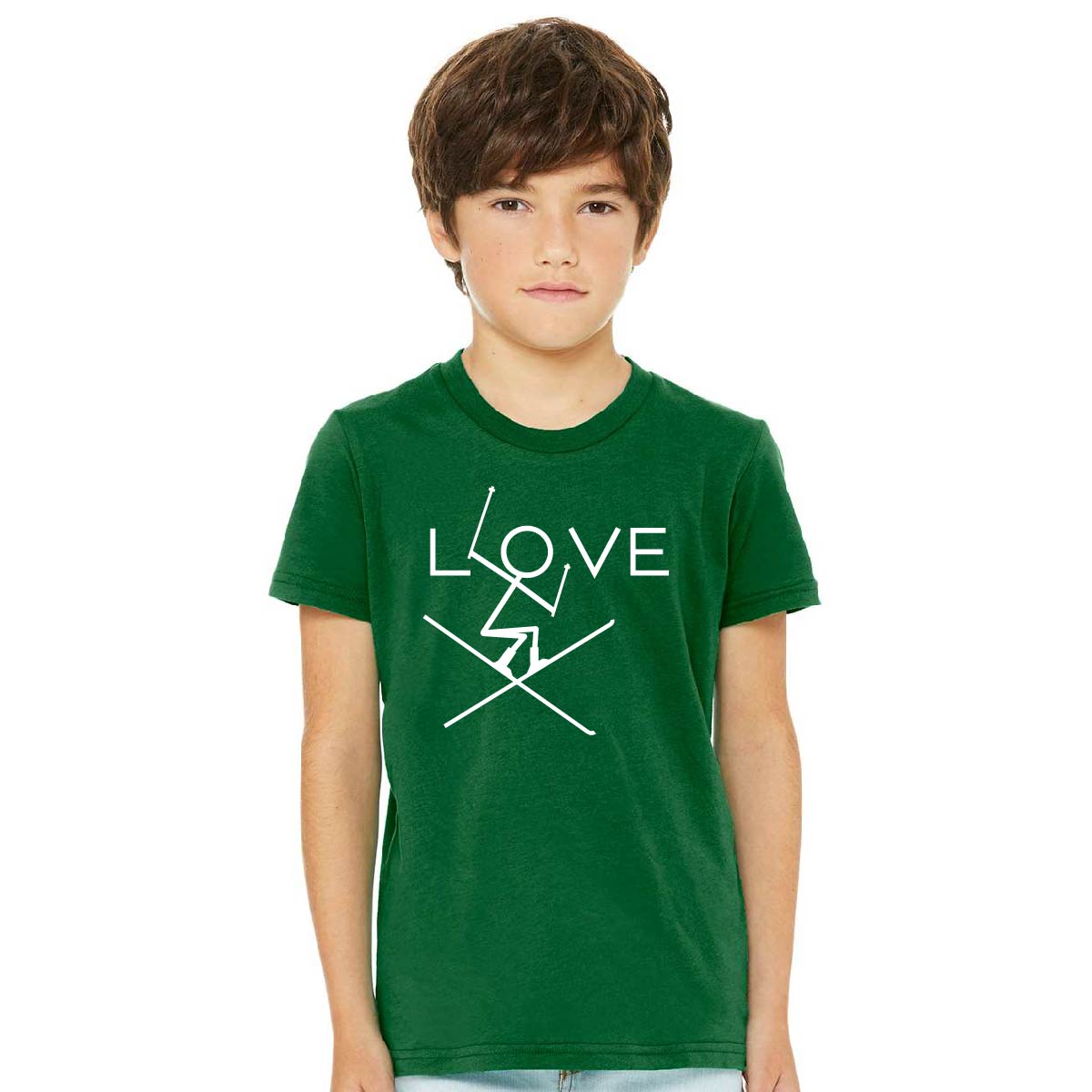 Skiing - Free Youth T-shirt