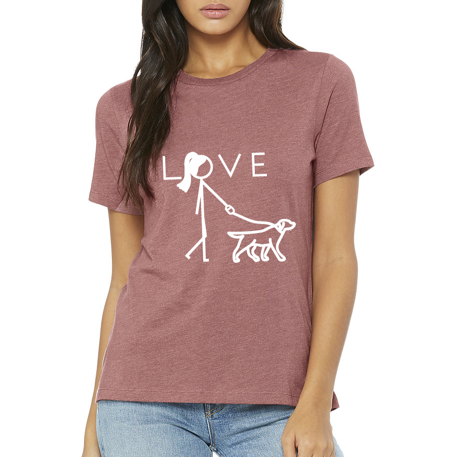 Dog Walking Women's T-shirt