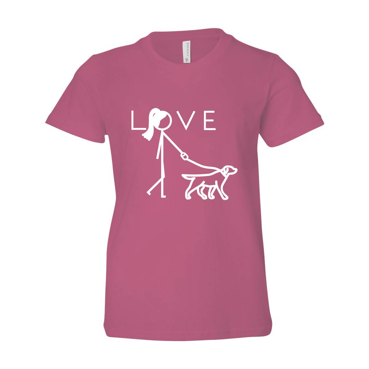Dog Walking Youth T-shirt