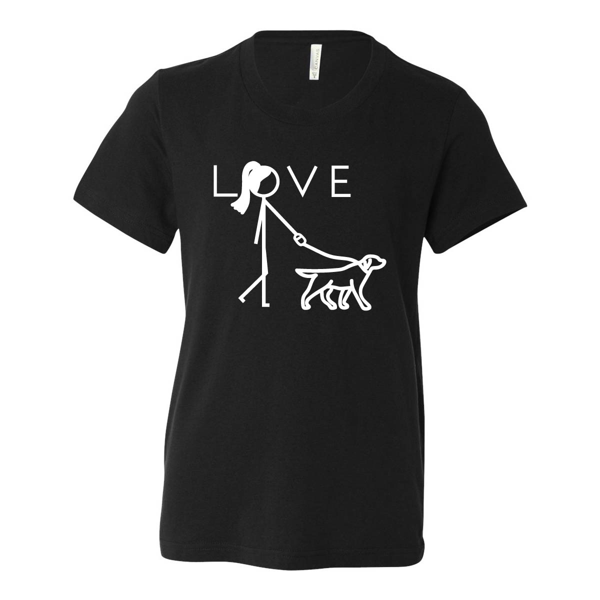 Dog Walking Youth T-shirt