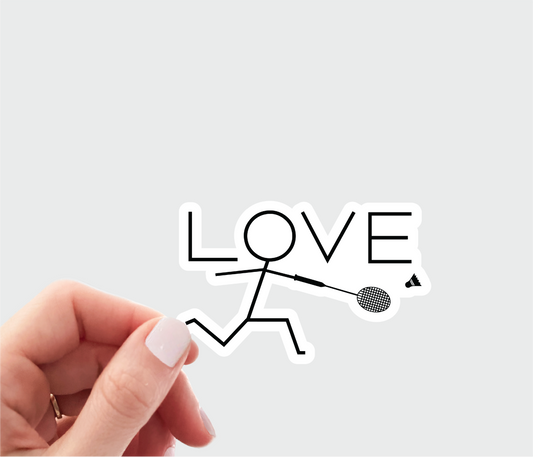 Badminton Sticker