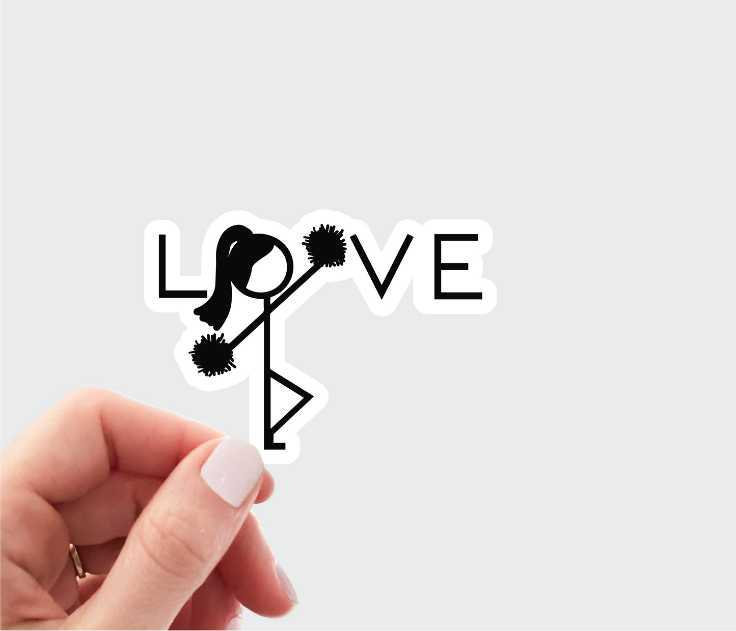 Cheerleading Sticker