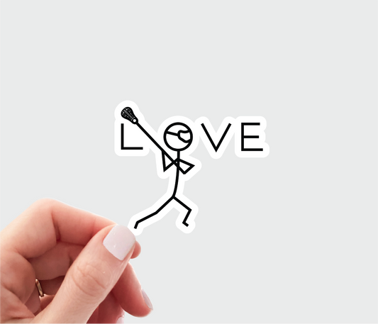 Lacrosse - (Girls) Sticker