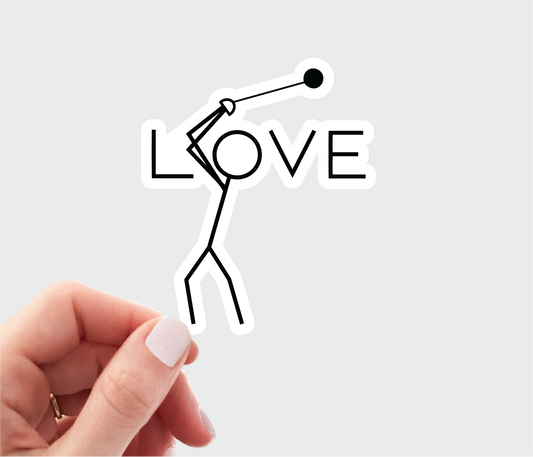 Hammer Throw Sticker