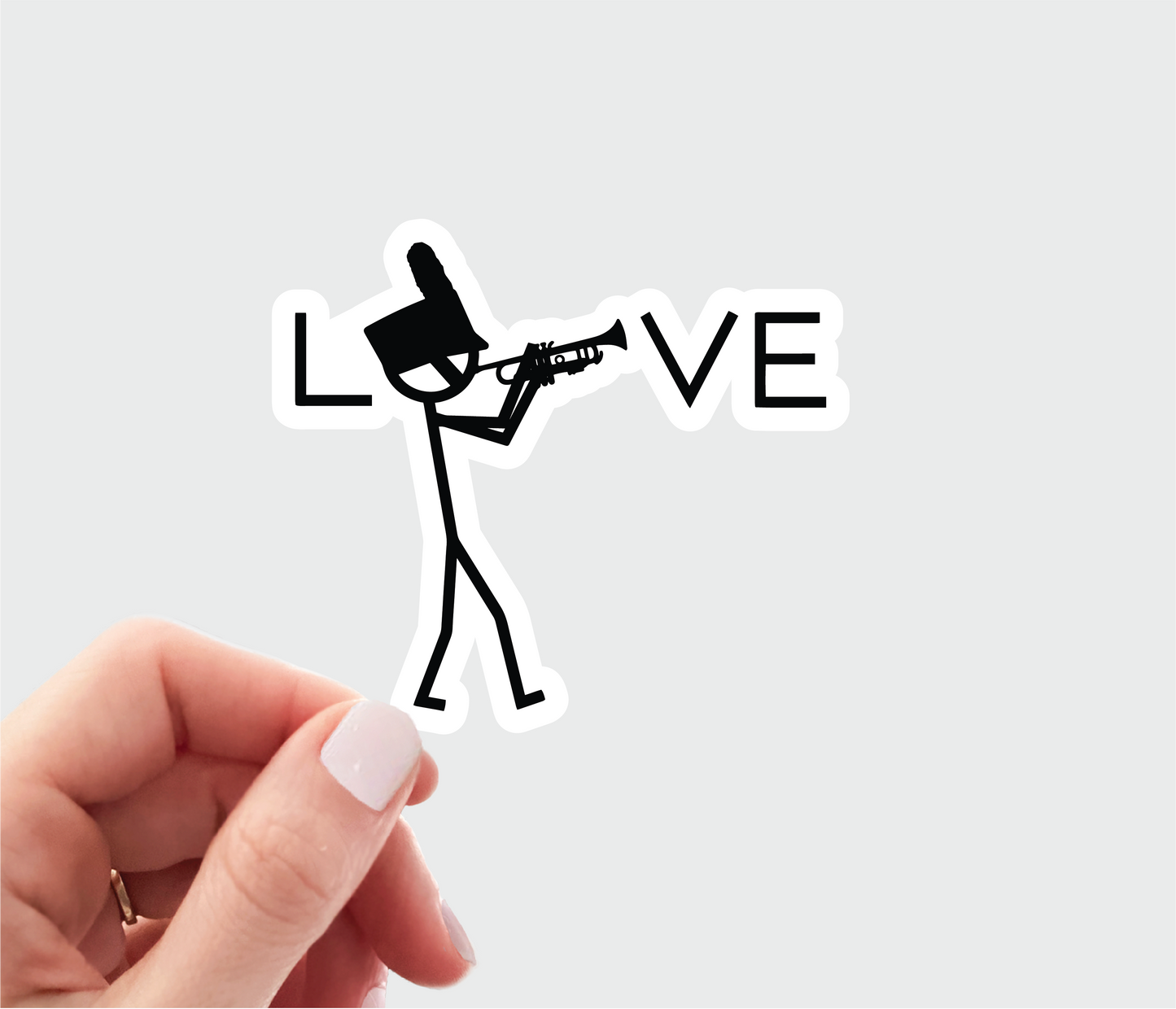 Marching Band - Trumpet Sticker