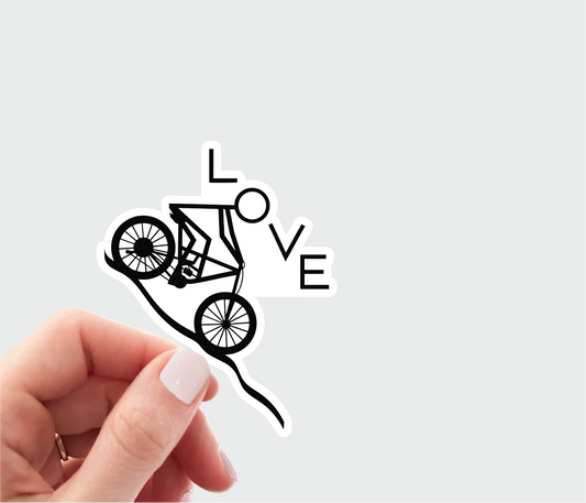 Mountain Biking Sticker