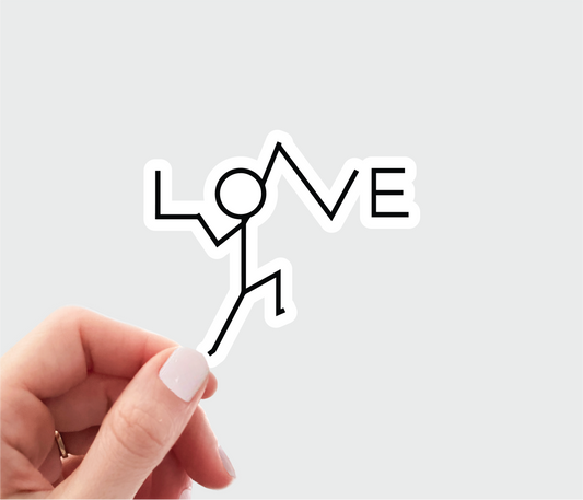 Rock Climbing Sticker