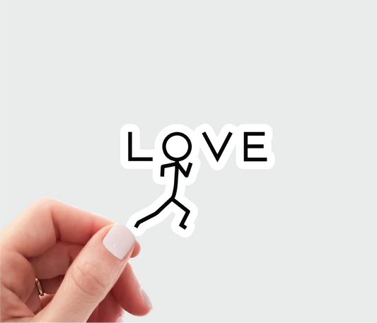 Running Sticker