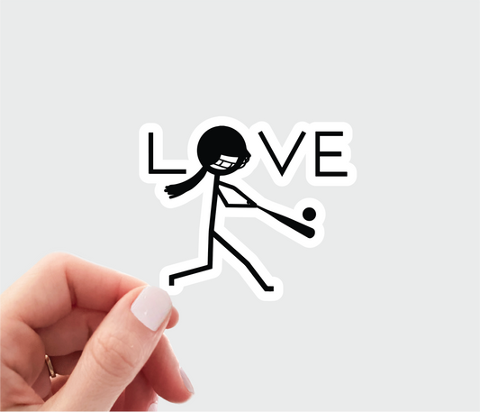 Softball Sticker
