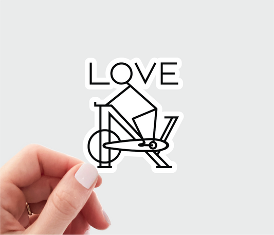 Biking - Stationary Sticker