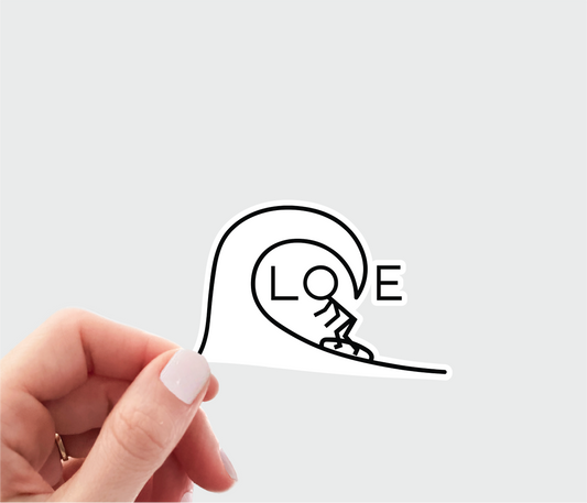 Surfing Sticker