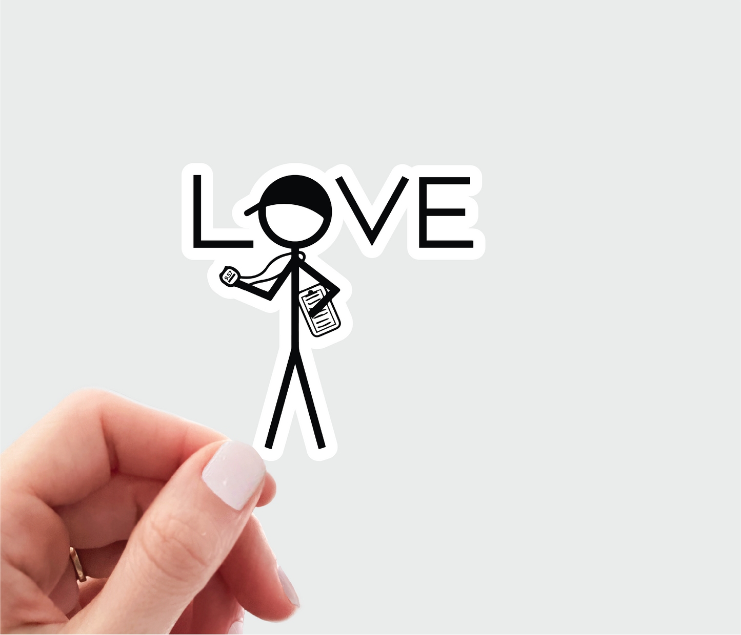Track Coach Sticker